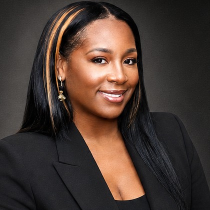 Portrait of Jamia Morrow, founder of Until We Br8K Thru